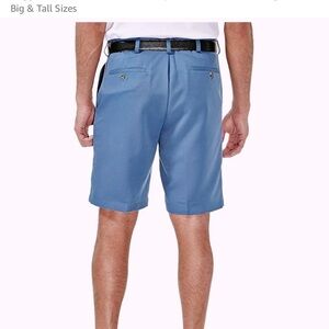 Men's Blue Haggar flat front Shorts